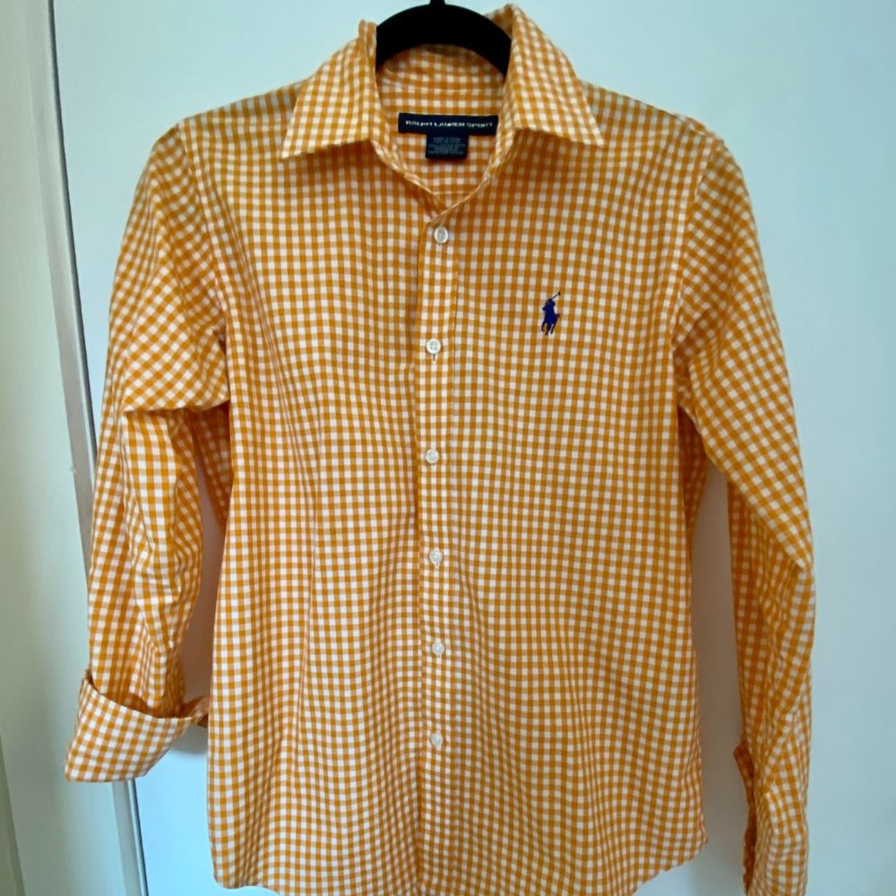 Ralph Lauren gingham button-down